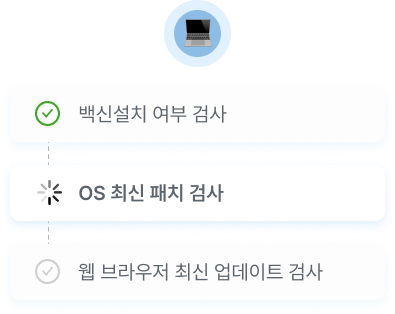 안전한 디바이스만 접근가능